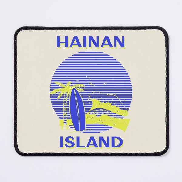 Item preview, Vintage Hainan Island China Surf Sticker – Retro Beach Travel Design designed and sold by Bold & Brewed.