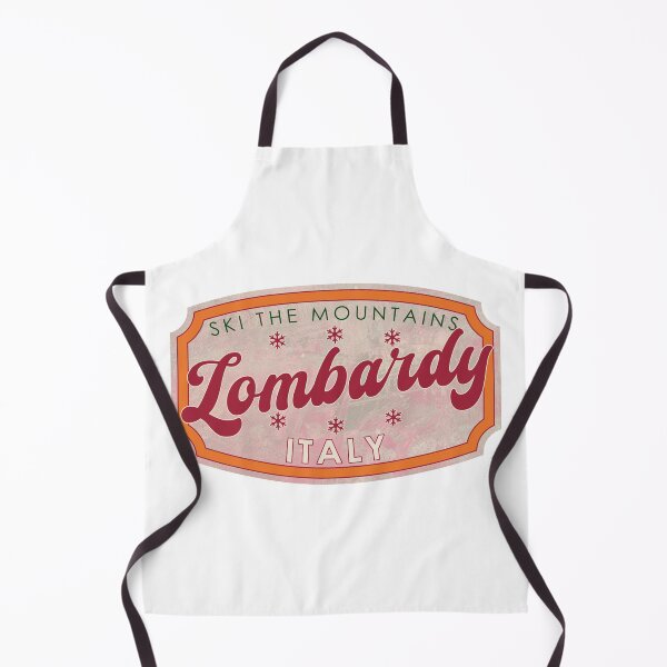 Item preview, Lombardy, Italy, Ski, textured skiing badge designed and sold by Wanderful-roads.