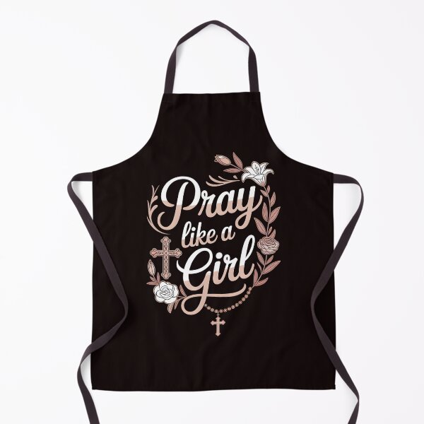 Item preview, Pray Like A Girl Catholic Shirt – Faith Over Fear Catholic Girl Message designed and sold by Redgiant87x.