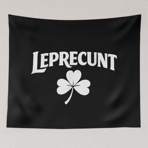 Item preview, Leprecunt Funny Sarcastic St Patricks Day Shamrock Irish Humor Adult Joke designed and sold by LakenDraphil.