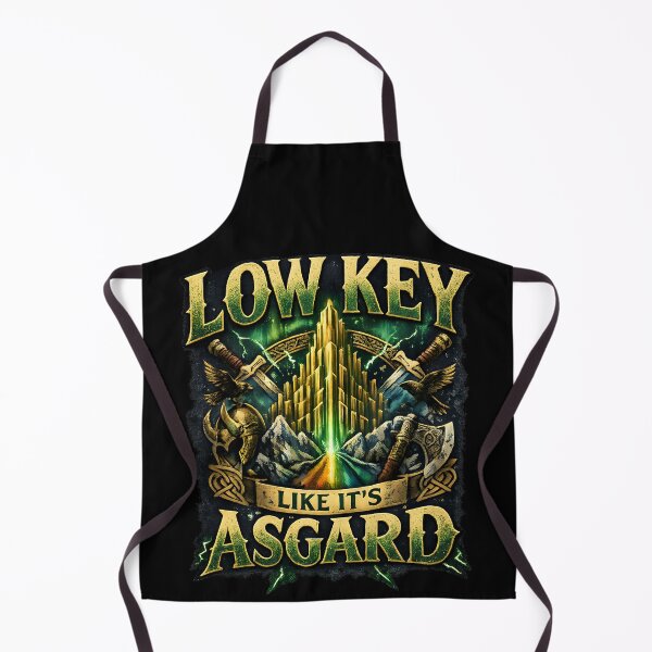Item preview, Low Key Like It’s Asgard Norse Mythology Loki Humor Design designed and sold by TeeTimeTreasure.