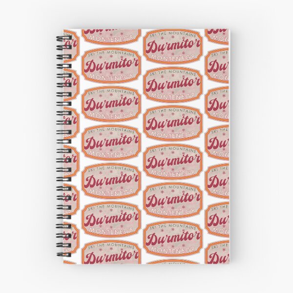 Item preview, Durmitor, Montenegro, Ski, textured skiing badge designed and sold by Wanderful-roads.