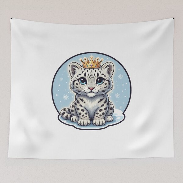 Item preview, Royal Snow Leopard Cub  designed and sold by Shopex10.