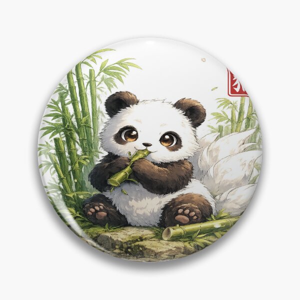 Artikelvorschau, Cute Bamboo Panda entworfen und verkauft von sevenvisuals.