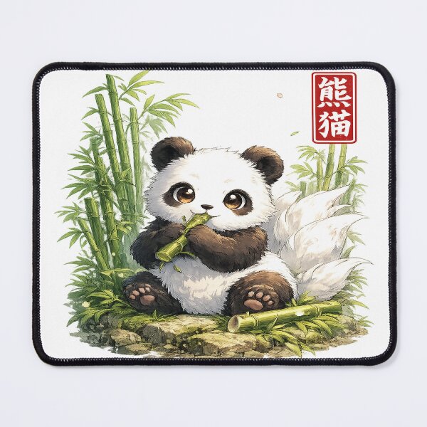 Artikelvorschau, Cute Bamboo Panda entworfen und verkauft von sevenvisuals.
