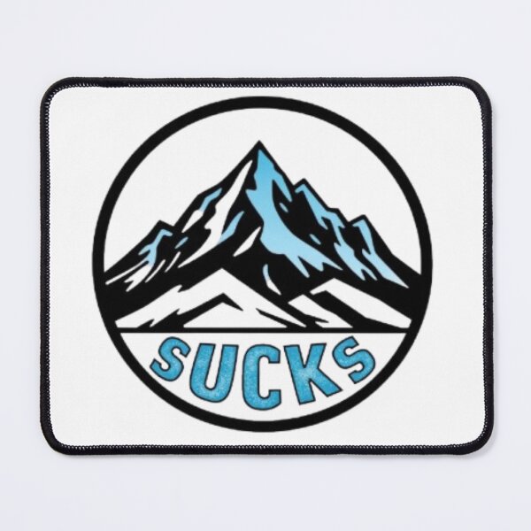 Item preview, Vail Sucks Mountain Art – Winter Sports Parody Design designed and sold by MystiColo.
