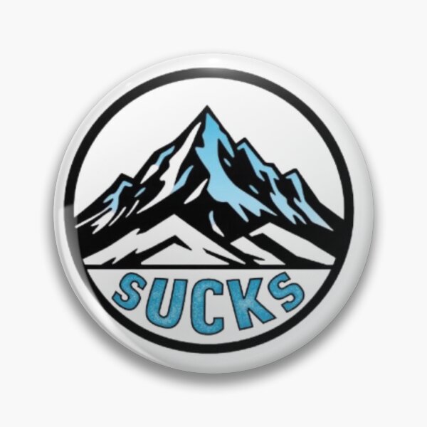 Item preview, Vail Sucks Mountain Art – Winter Sports Parody Design designed and sold by MystiColo.