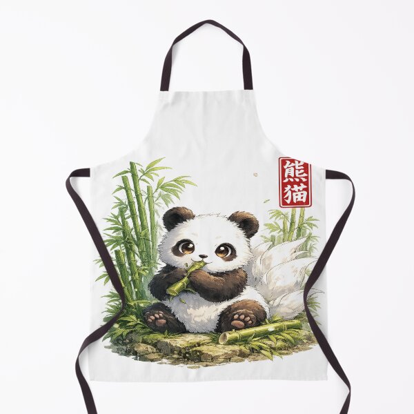 Artikelvorschau, Cute Bamboo Panda entworfen und verkauft von sevenvisuals.