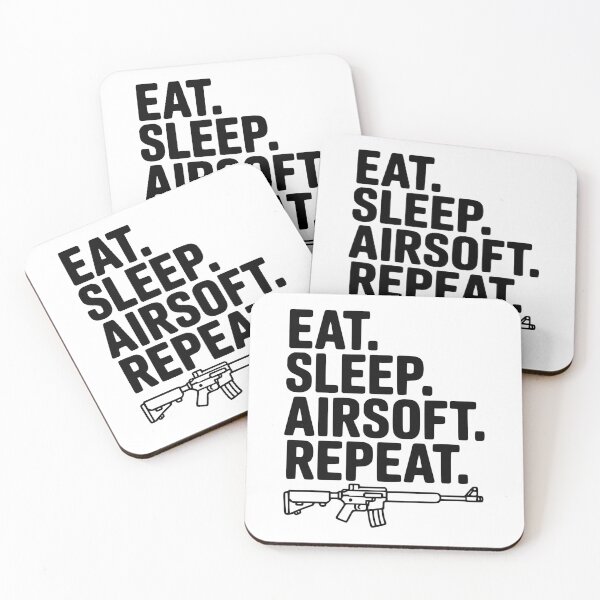 Item preview, Eat. Sleep. Airsoft. Repeat. designed and sold by Frank Ring.