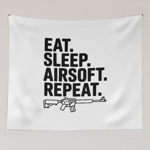 Item preview, Eat. Sleep. Airsoft. Repeat. designed and sold by Frank Ring.