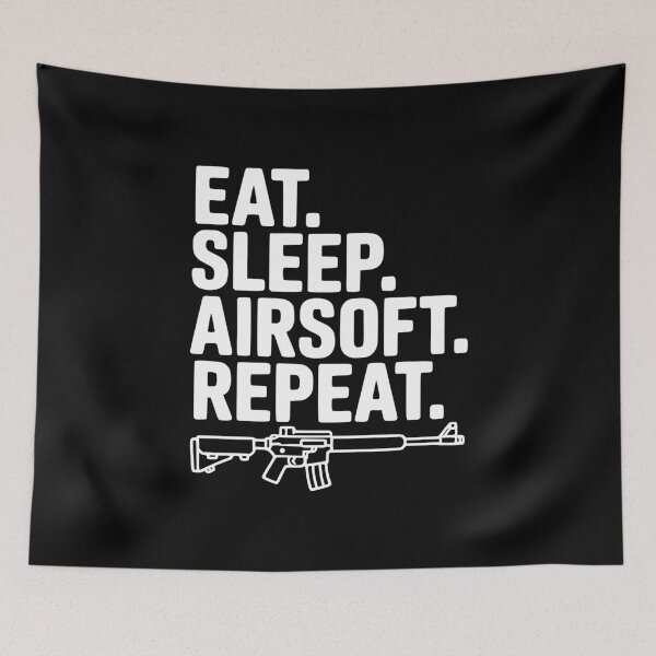 Item preview, Eat. Sleep. Airsoft. Repeat. designed and sold by Frank Ring.