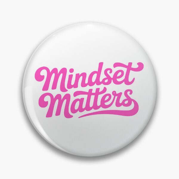 Item preview, Mindset Matters! Motivational Mental Health Quote designed and sold by PMCreative.