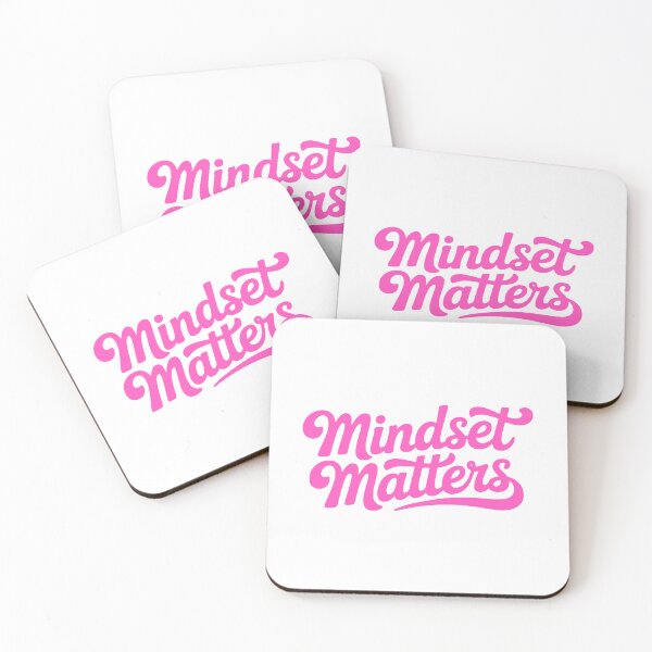 Item preview, Mindset Matters! Motivational Mental Health Quote designed and sold by PMCreative.