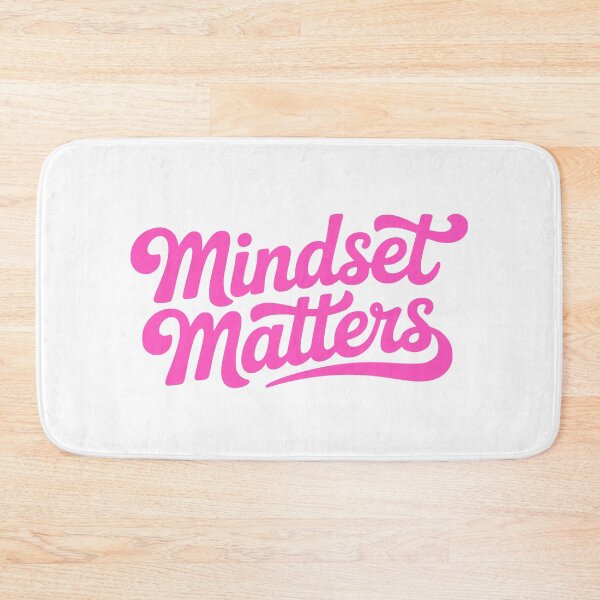 Item preview, Mindset Matters! Motivational Mental Health Quote designed and sold by PMCreative.