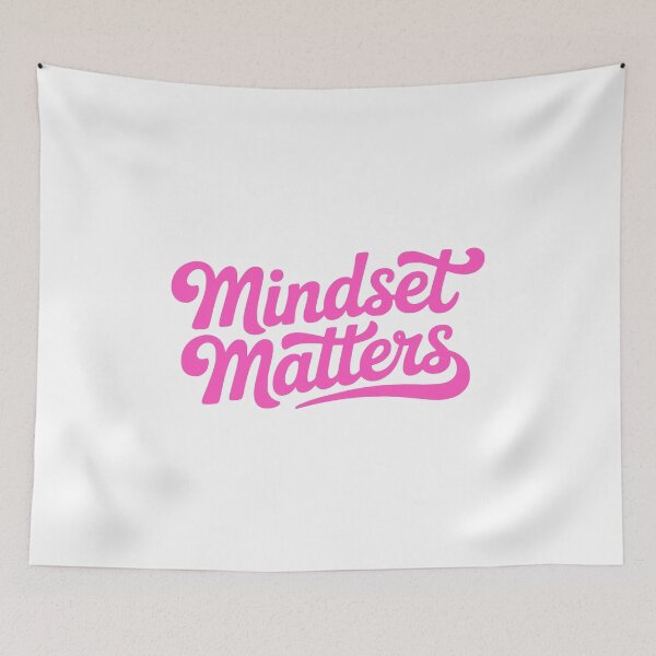 Item preview, Mindset Matters! Motivational Mental Health Quote designed and sold by PMCreative.