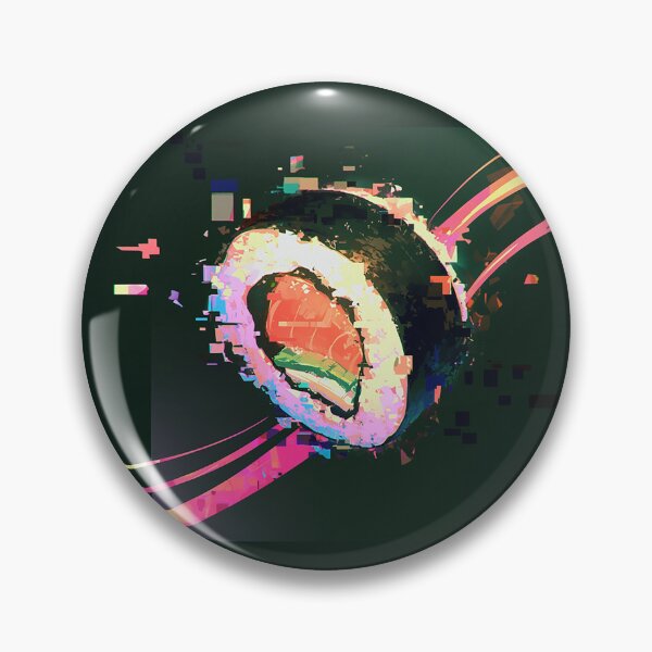 Artikelvorschau, Cyberpunk-Glitch-Sushi-Rollen-Bewegung entworfen und verkauft von Christian Weiss.