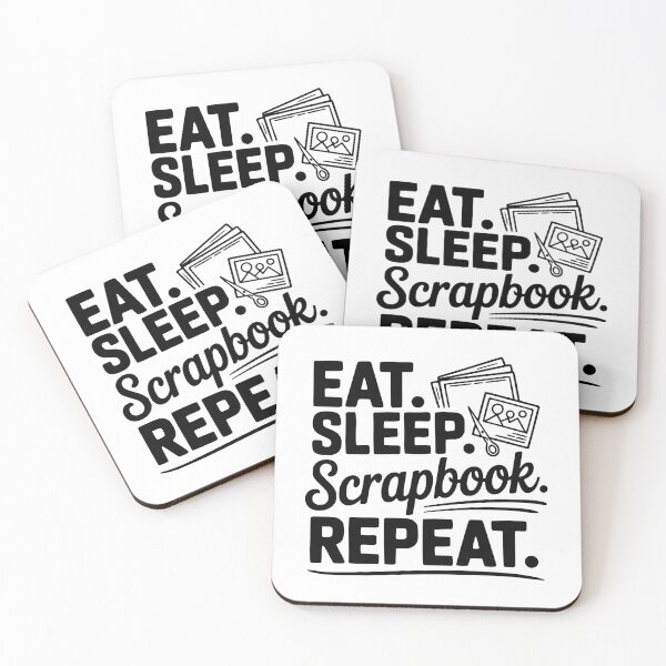 Item preview, Eat. Sleep. Scrapbook. Repeat. designed and sold by Frank Ring.