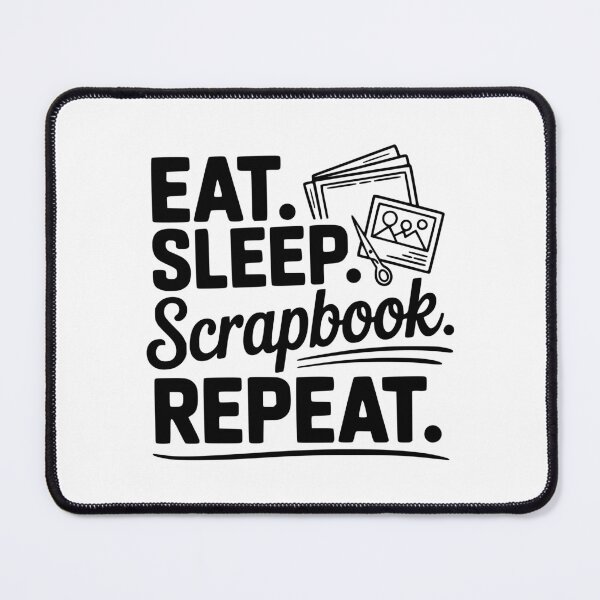 Item preview, Eat. Sleep. Scrapbook. Repeat. designed and sold by Frank Ring.