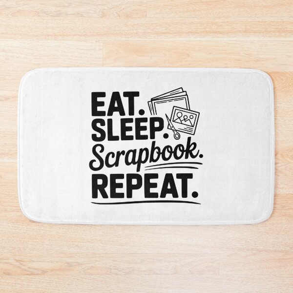 Item preview, Eat. Sleep. Scrapbook. Repeat. designed and sold by Frank Ring.