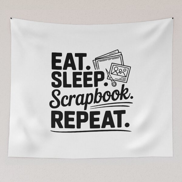 Item preview, Eat. Sleep. Scrapbook. Repeat. designed and sold by Frank Ring.