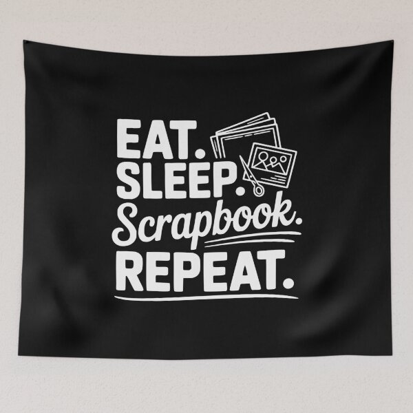 Item preview, Eat. Sleep. Scrapbook. Repeat. designed and sold by Frank Ring.
