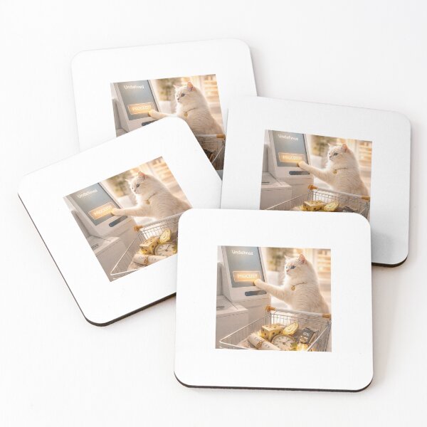 Item preview, Strategic Cat Checkout – Luxury Life Choices designed and sold by LovelyCatGalaxy.