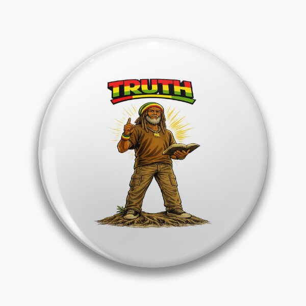 Item preview, Truth – Taught, Lived, Spoken - Rastaman  Illustration, Educator Gift designed and sold by Inspirational Jamaican.