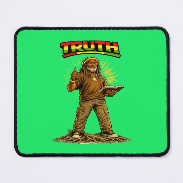 Item preview, Truth – Taught, Lived, Spoken - Rastaman Illustration, Educator Gift designed and sold by Inspirational Jamaican.