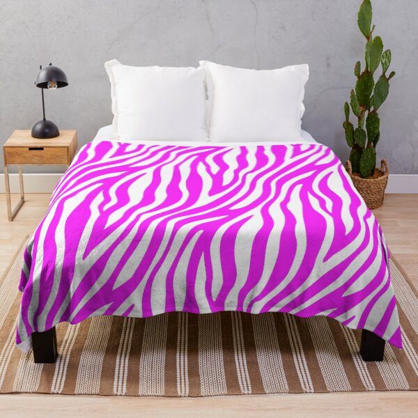 Artikelvorschau, Weißes und rosa Zebra entworfen und verkauft von Ilustramagno.