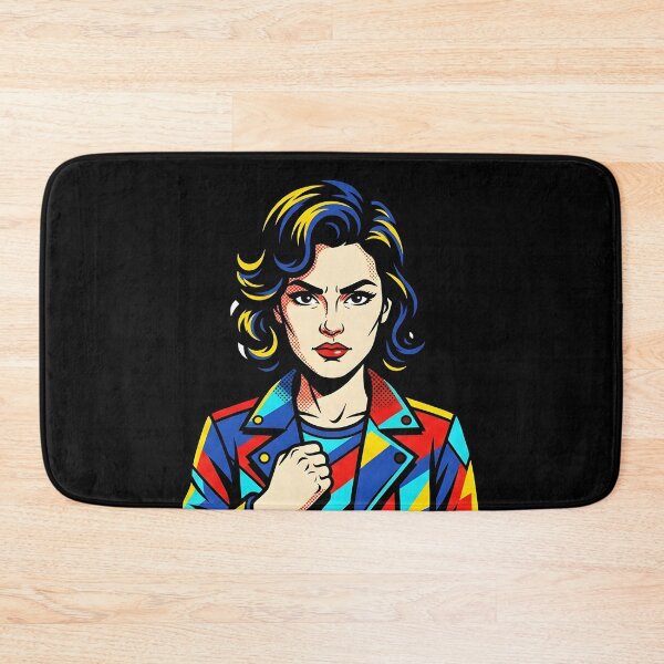 Item preview, Confident Woman Pop Art Portrait – Colorful Comic Empowerment Design designed and sold by Fuechse.