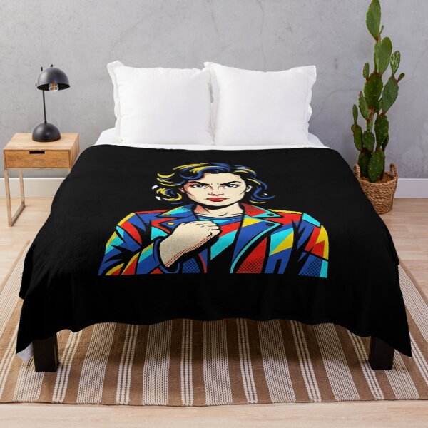 Item preview, Confident Woman Pop Art Portrait – Colorful Comic Empowerment Design designed and sold by Fuechse.