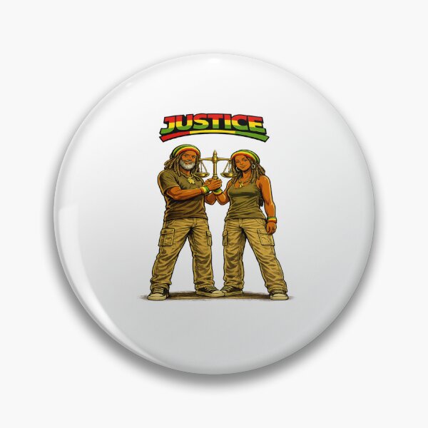 Item preview, Justice – Holding Families Together , Rasta Couple Design designed and sold by Inspirational Jamaican.