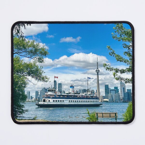 Item preview, Toronto Island Ferry and the CN Tower designed and sold by ClarissaFlora.