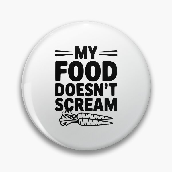 Item preview, My Food Doesn't Scream designed and sold by Frank Ring.