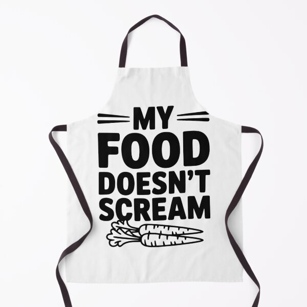 Item preview, My Food Doesn't Scream designed and sold by Frank Ring.