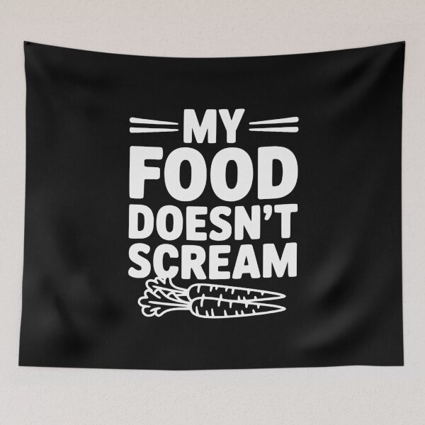 Item preview, My Food Doesn't Scream designed and sold by Frank Ring.
