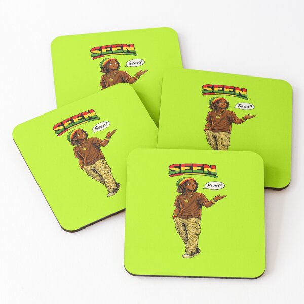 Item preview, Seen – Rasta Youth Thought Illustration designed and sold by Inspirational Jamaican.