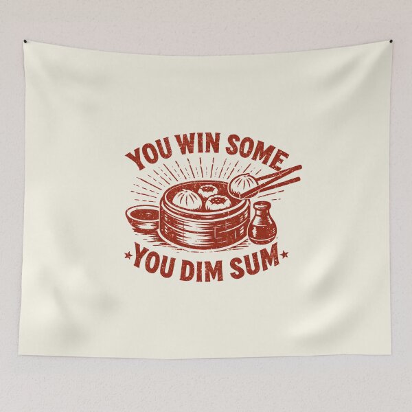 Item preview, You Win Some You Dim Sum designed and sold by DemureArtsy.
