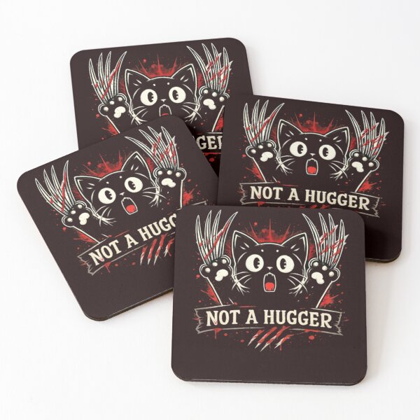 Item preview, Not A Hugger – Funny Angry Cat Claws Design | Savage Cat designed and sold by CatLovers Studio.