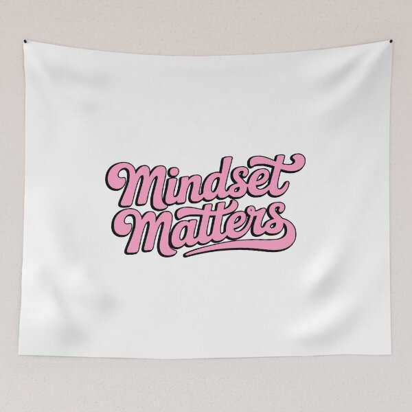 Item preview, Mindset Matters! Motivational Gym Health Quote designed and sold by PMCreative.