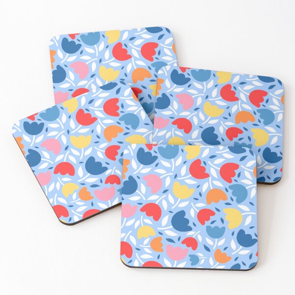 Item preview, Bold retro scandi tulip florals mid century designed and sold by Nicola-Rowe.