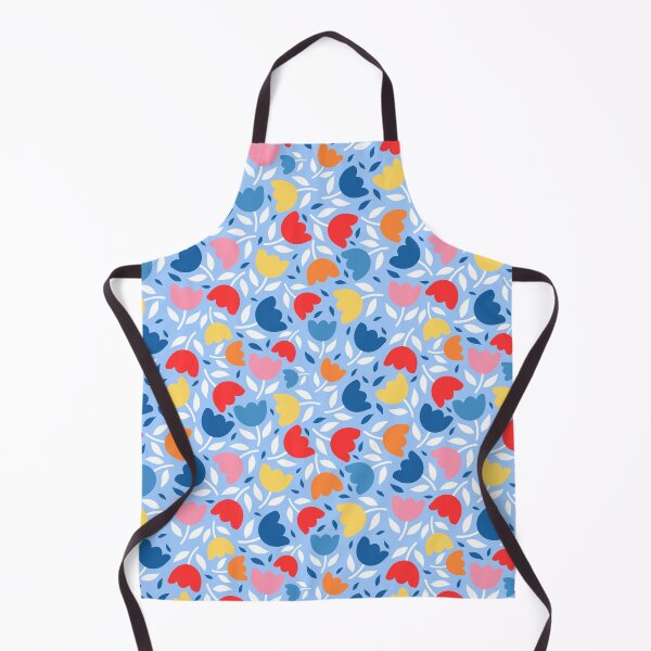 Item preview, Bold retro scandi tulip florals mid century designed and sold by Nicola-Rowe.
