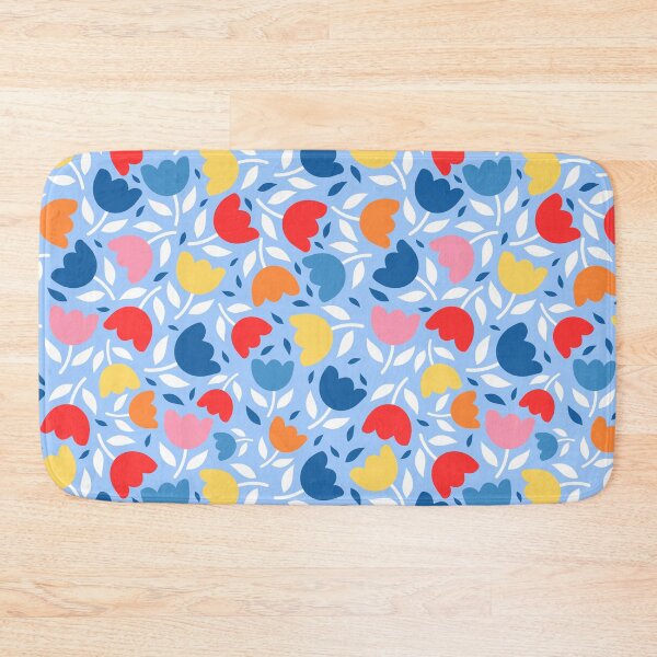 Item preview, Bold retro scandi tulip florals mid century designed and sold by Nicola-Rowe.