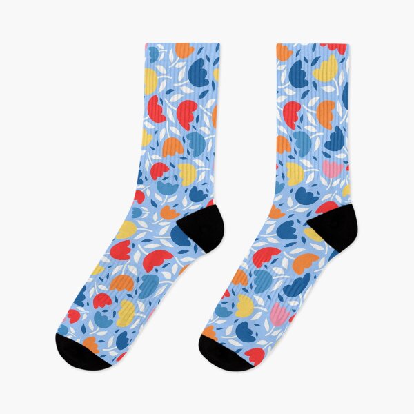 Item preview, Bold retro scandi tulip florals mid century designed and sold by Nicola-Rowe.