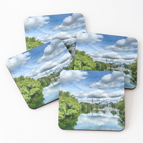 Item preview, Reflection of the CN Tower at the Toronto Islands designed and sold by ClarissaFlora.
