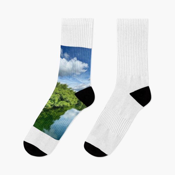 Item preview, Reflection of the CN Tower at the Toronto Islands designed and sold by ClarissaFlora.
