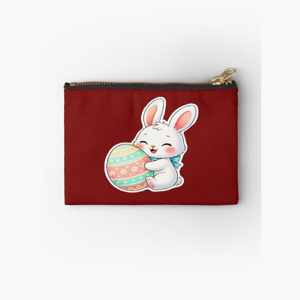 Item preview, Cute Baby Bunny Hugging Easter Egg designed and sold by Dakson Design - Fantasy Art.