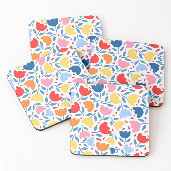 Item preview, Bold retro scandi tulip florals mid century designed and sold by Nicola-Rowe.