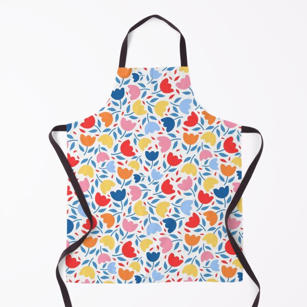 Item preview, Bold retro scandi tulip florals mid century designed and sold by Nicola-Rowe.