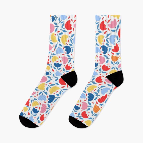 Item preview, Bold retro scandi tulip florals mid century designed and sold by Nicola-Rowe.